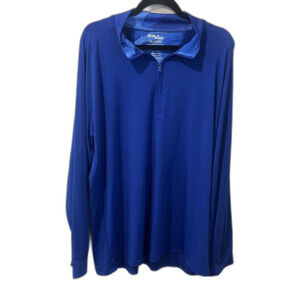 Birdie Bound Men’s Pullover Shirt - XL - Blue Quarter Zip - Golf